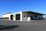 Side awning of our building.